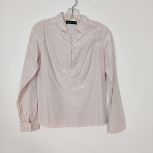 Armine Women's Button Down Shirt Blouse in Pink Size EU 38 Evening Formal Party